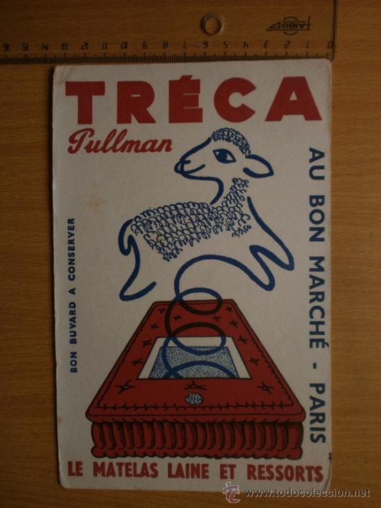 Coleccionismo papel secante: PAPEL SECANTE. TRECA PULLMAN - Foto 2