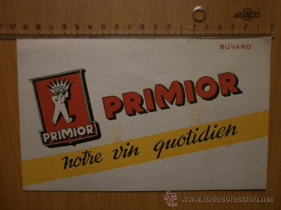 Coleccionismo papel secante: PAPEL SECANTE. PRIMIOR - Foto 1