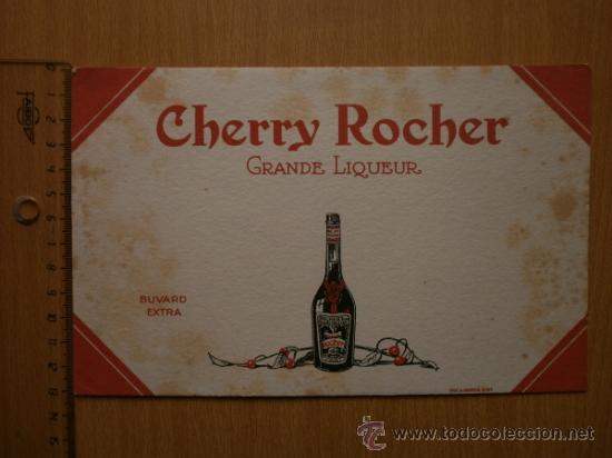 Coleccionismo papel secante: PAPEL SECANTE. CHERRY ROCHER - Foto 2