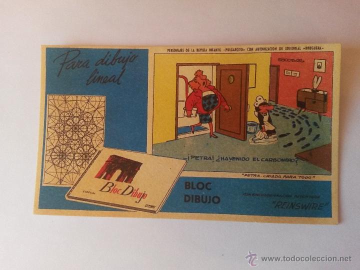 Coleccionismo papel secante: Secante de 15,5 x 9 cms - Foto 1