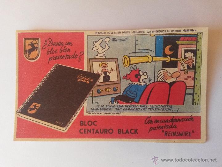 Coleccionismo papel secante: Secande centauro de 15,5 x 9 cms - Foto 1