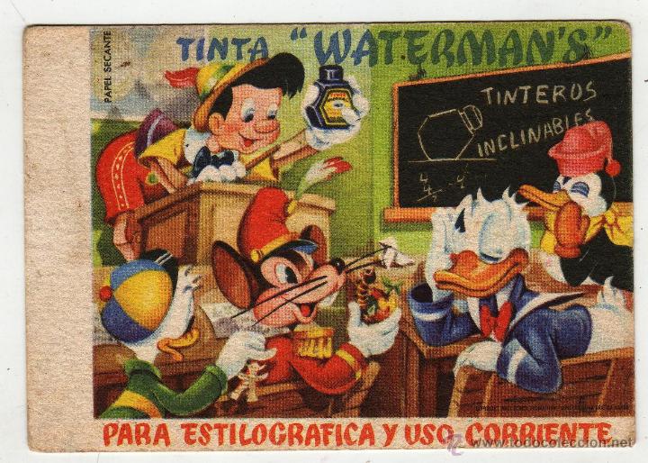 Coleccionismo papel secante: TINTA WATERMANS - Foto 1