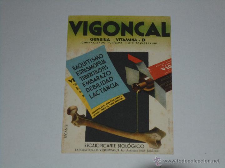 Coleccionismo papel secante: PAPEL SECANTE - VIGONCAL - Foto 1