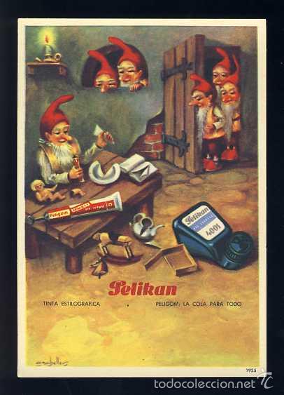 Coleccionismo papel secante: Secante PELIKAN, num. 1925 - Foto 1