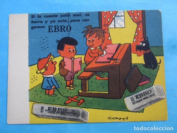 Coleccionismo papel secante: secante ebro , conti - Foto 1