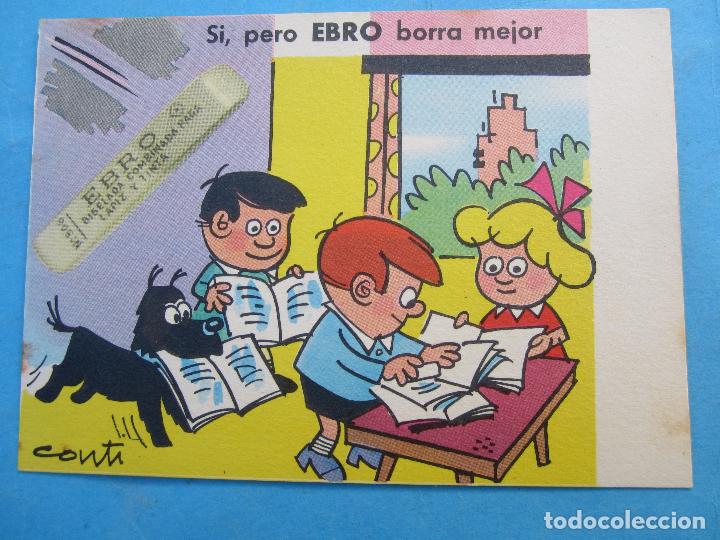 Coleccionismo papel secante: secante ebro , conti - Foto 1