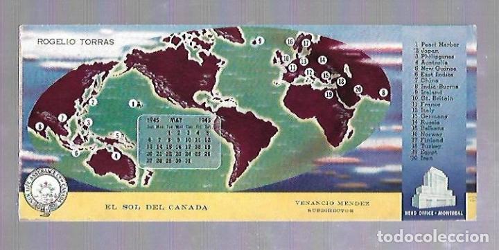 Coleccionismo papel secante: PAPEL SECANTE. ROGELIO TORRAS. EL SOL DE CANADA. - Foto 1