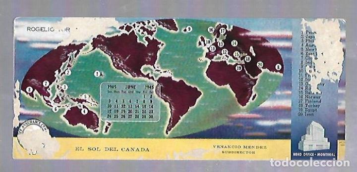Coleccionismo papel secante: PAPEL SECANTE. ROGELIO TORRAS. EL SOL DE CANADA. - Foto 1