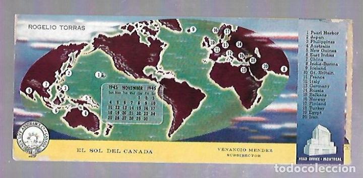 Coleccionismo papel secante: PAPEL SECANTE. ROGELIO TORRAS. EL SOL DE CANADA. - Foto 1