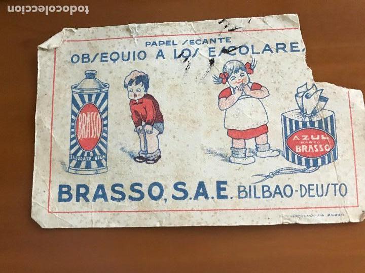 Coleccionismo papel secante: PAPEL SECANTE BRASSO - Foto 1