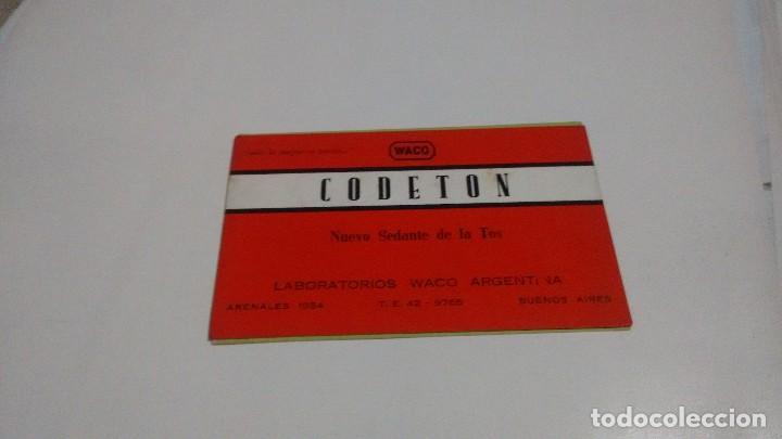 Coleccionismo papel secante: PAPEL SECANTE CODETON - - Foto 1