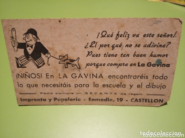 Coleccionismo papel secante: Papel secante - Foto 1