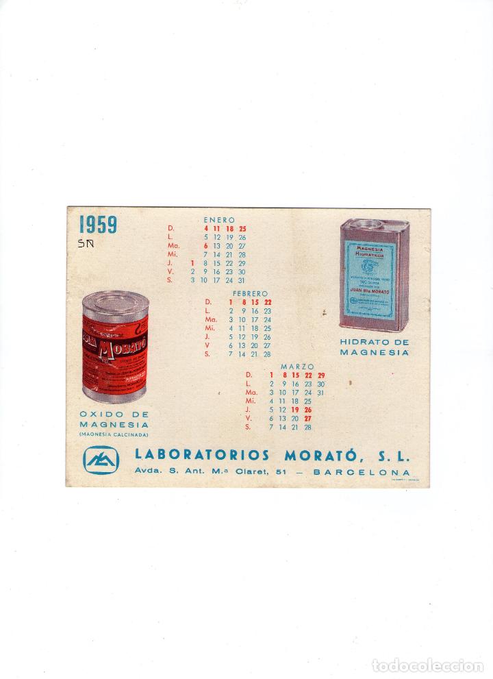 Coleccionismo papel secante: calendario - Foto 1