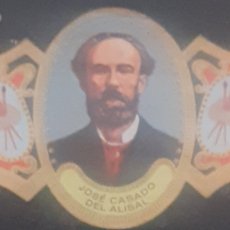 Coleccionismo Papel secante: VITOLA JOSÉ CASADO DEL ALISAL VIOLADA PALENCIA 1832-1886. Lote 262616740