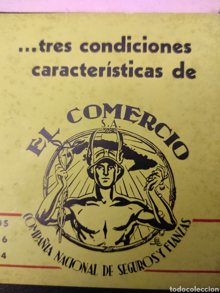 Coleccionismo papel secante: Papel secante EL COMERCIO lote de dos - Foto 4