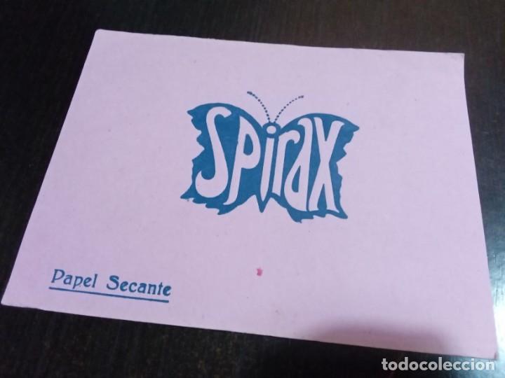 Coleccionismo papel secante: Spirax.Papel secante. - Foto 1