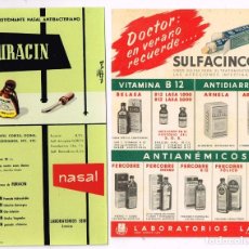 Coleccionismo Papel secante: 52/60´S CA. 14 PAPEL SECANTE (DIFERENTES, SIN USAR) PUBLICIDAD MEDICAMENTO/FARMACEUTICA/LABORATORIOS