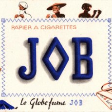 Coleccionismo Papel secante: SECANTE - PAPIER A CIGARETTES JOB - LE GLOBE FUME JOB - 210X134MM