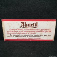 Coleccionismo Papel secante: ANTIGUA TARJETA PUBLICITARIA - ALBACTIL - PUBLICIDAD ANTIGUA - 21 CM / 40