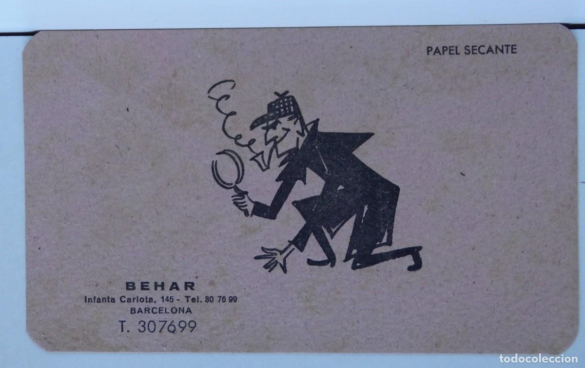 Coleccionismo papel secante: PAPEL SECANTE BEHAR - Foto 1