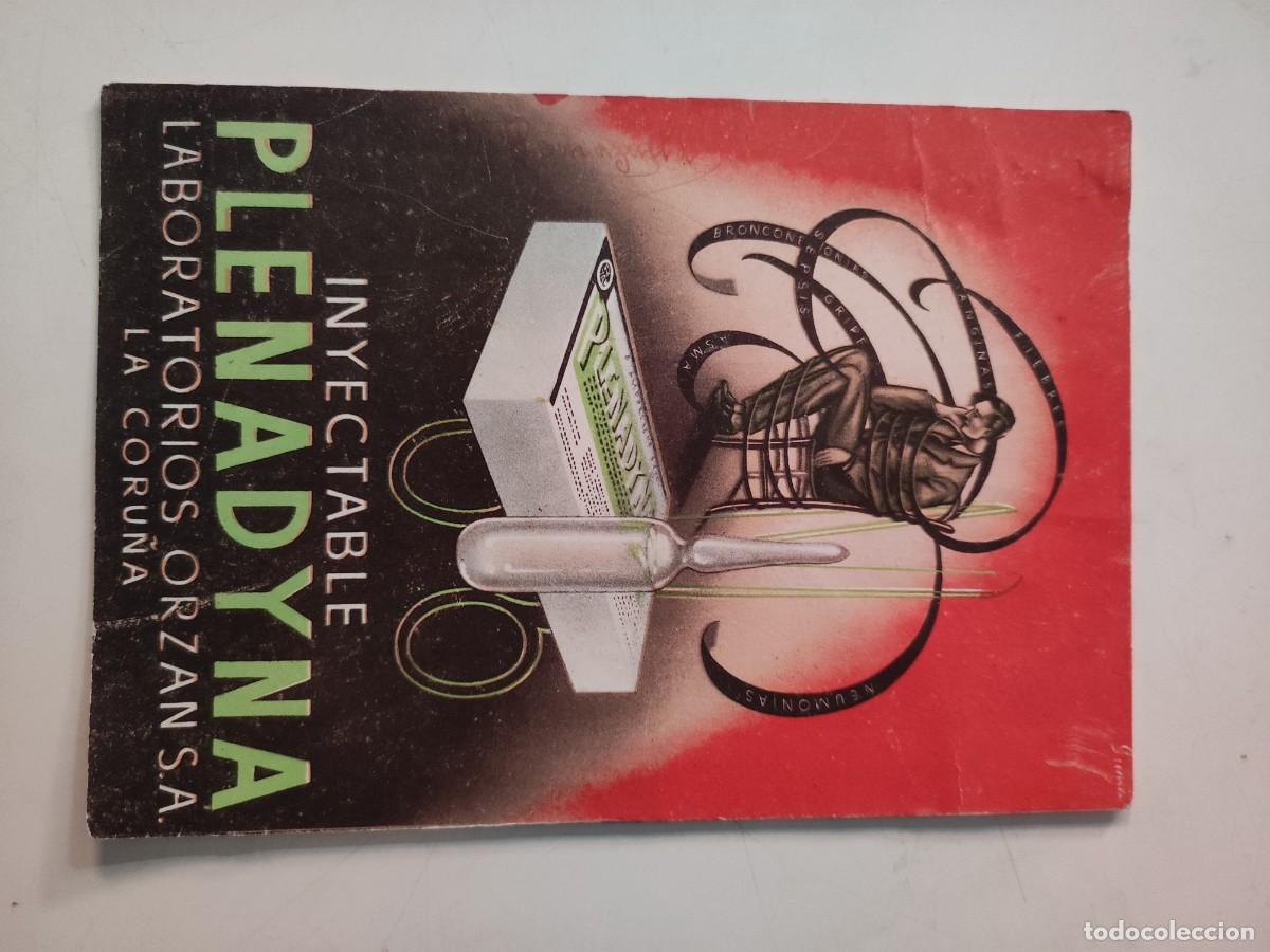 Coleccionismo papel secante: Papel Secante: inyectable Plenadyna. - Foto 1