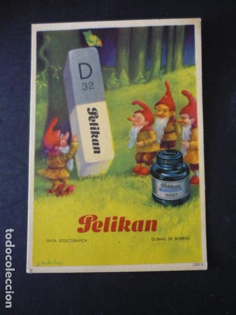 Coleccionismo Papel secante: PAPEL SECANTE GOMA DE BORRAR D 32 PELIKAN