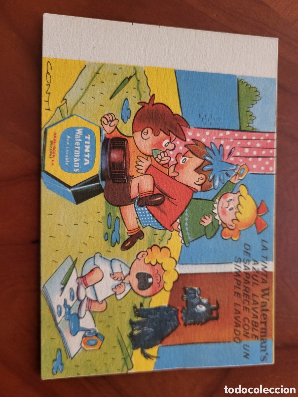 Coleccionismo Papel secante: ANTIGUO PAPEL SECANTE PUBLICIDAD TINTA WATERMAN''S