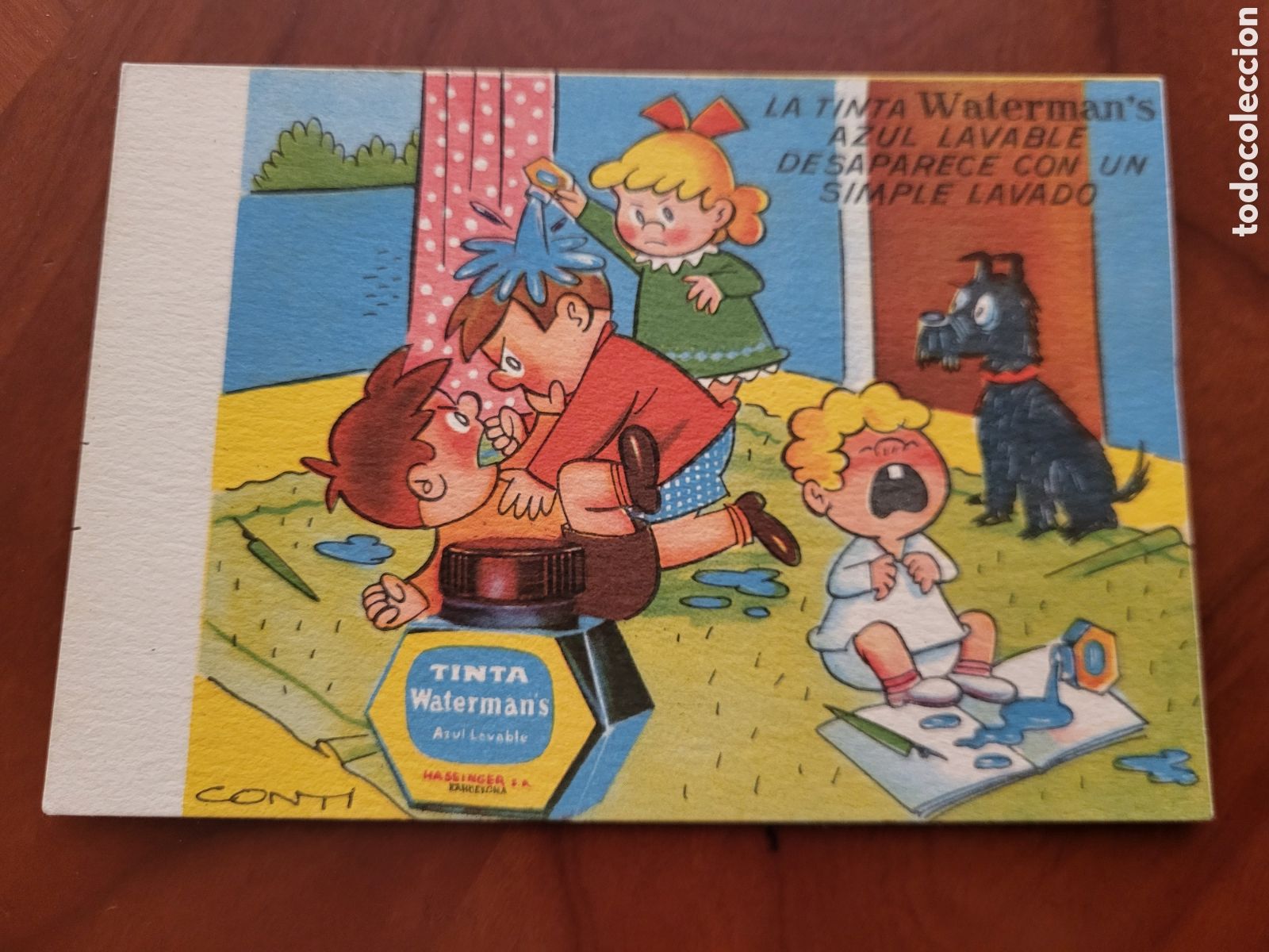 Coleccionismo Papel secante: ANTIGUO PAPEL SECANTE PUBLICIDAD TINTA WATERMAN''S