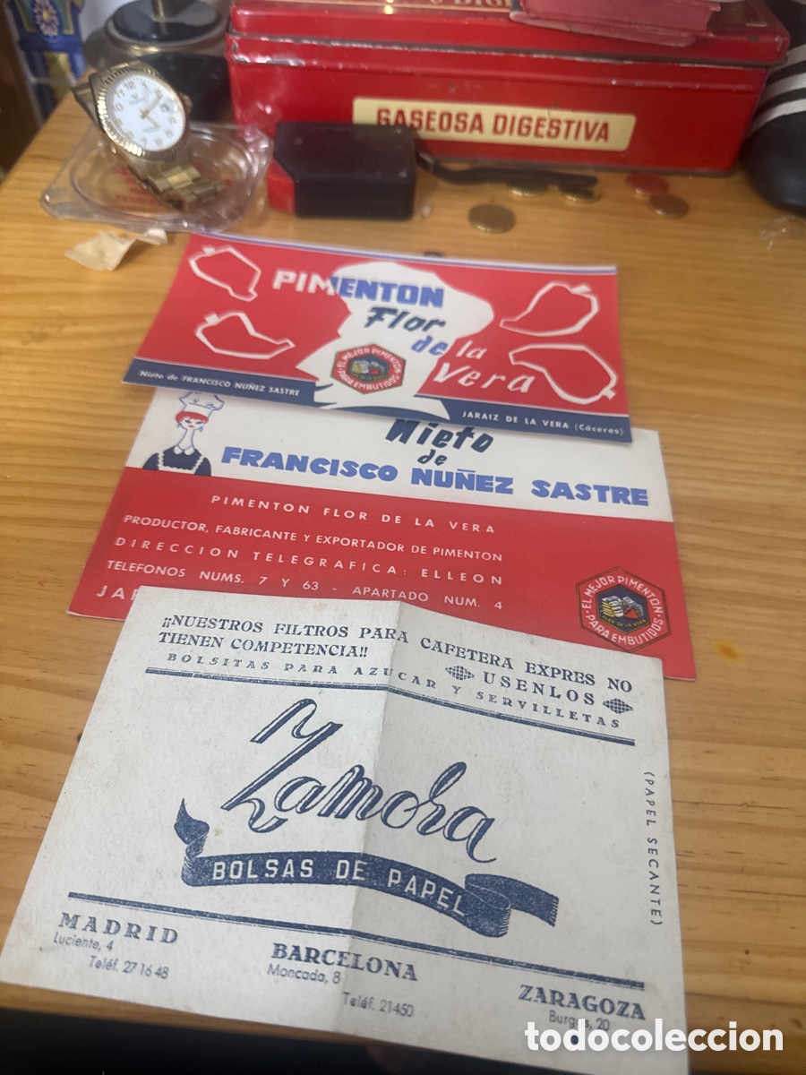 Collectable Blotting Paper: Publicidad de papel secante