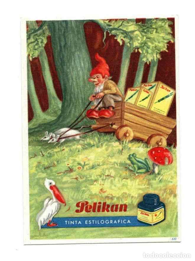 Coleccionismo Papel secante: PAPEL SECANTE PUBLICITARIO TINTA ESTILOGRAFICA PELIKAN. C. 1950