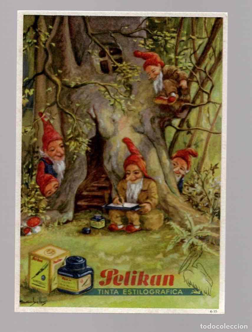 Coleccionismo Papel secante: PAPEL SECANTE PUBLICITARIO TINTA ESTILOGRAFICA PELIKAN. C. 1950