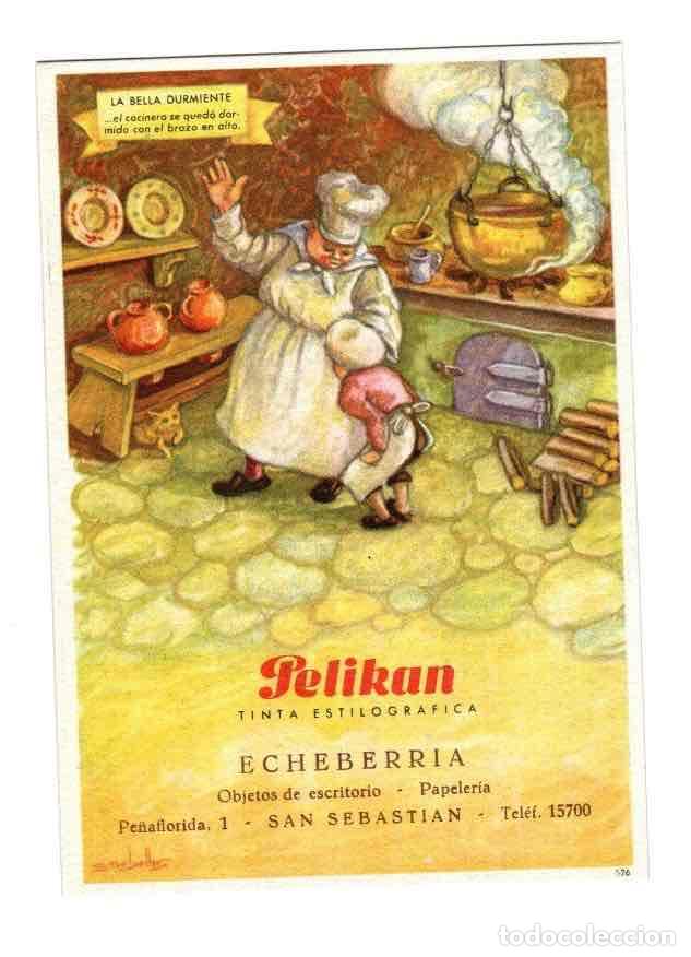 Coleccionismo Papel secante: PAPEL SECANTE PUBLICITARIO TINTA ESTILOGRAFICA PELIKAN. C. 1950