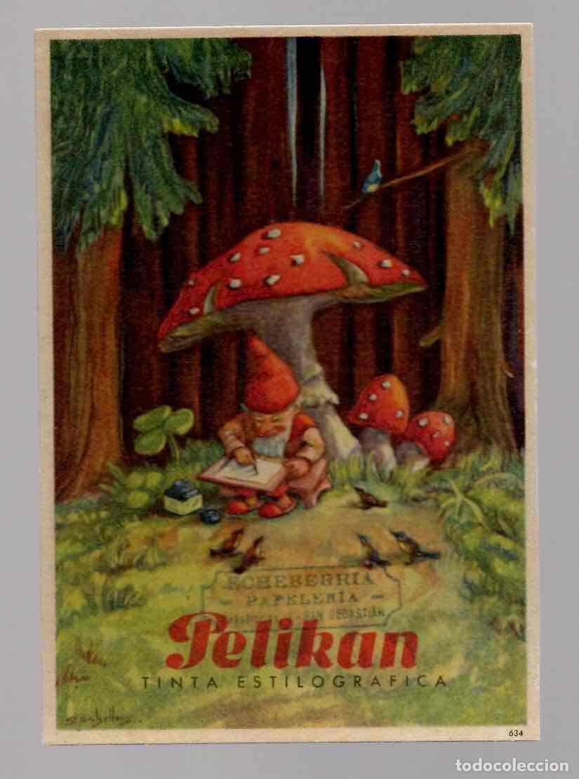 Coleccionismo Papel secante: PAPEL SECANTE PUBLICITARIO TINTA ESTILOGRAFICA PELIKAN. 634. C. 1950