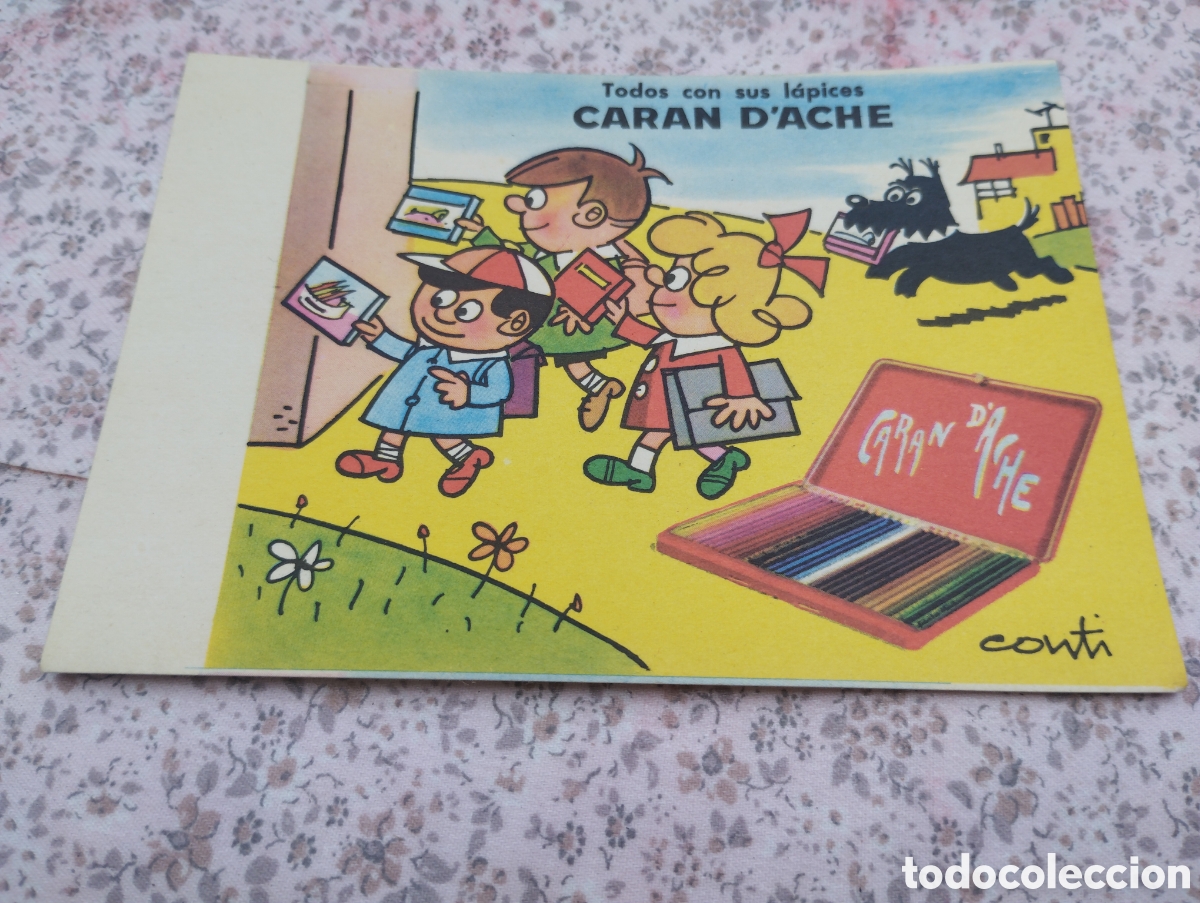Coleccionismo Papel secante: Precioso y c&oacute;mo nuevo papel secante caran d'ache l&aacute;pizes