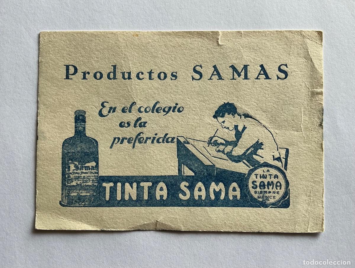 Sammeln von L&ouml;schpapier: PAPEL SECANTE PRODUCTOS SAMAS TINTA SAMA