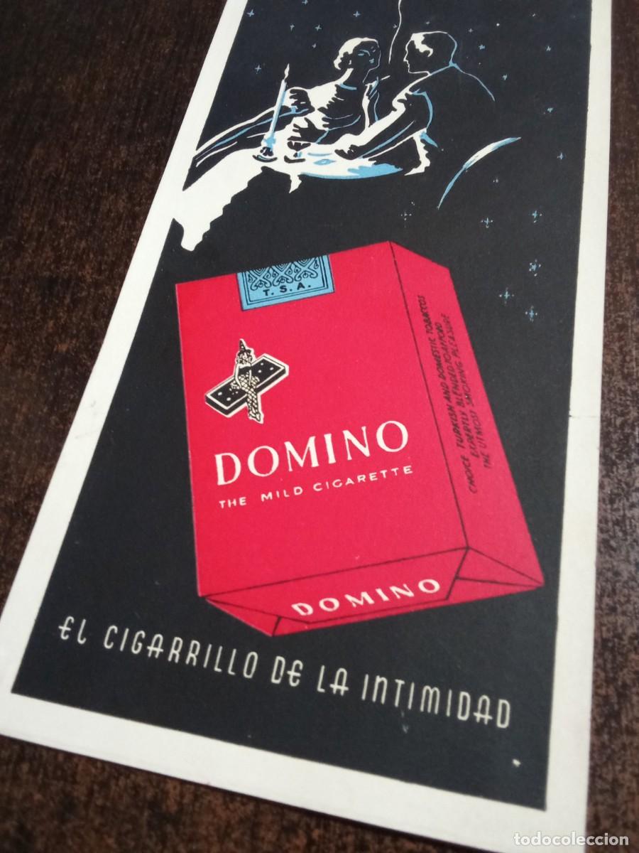 Coleccionismo Papel secante: Domino.The Mild Cigarette.