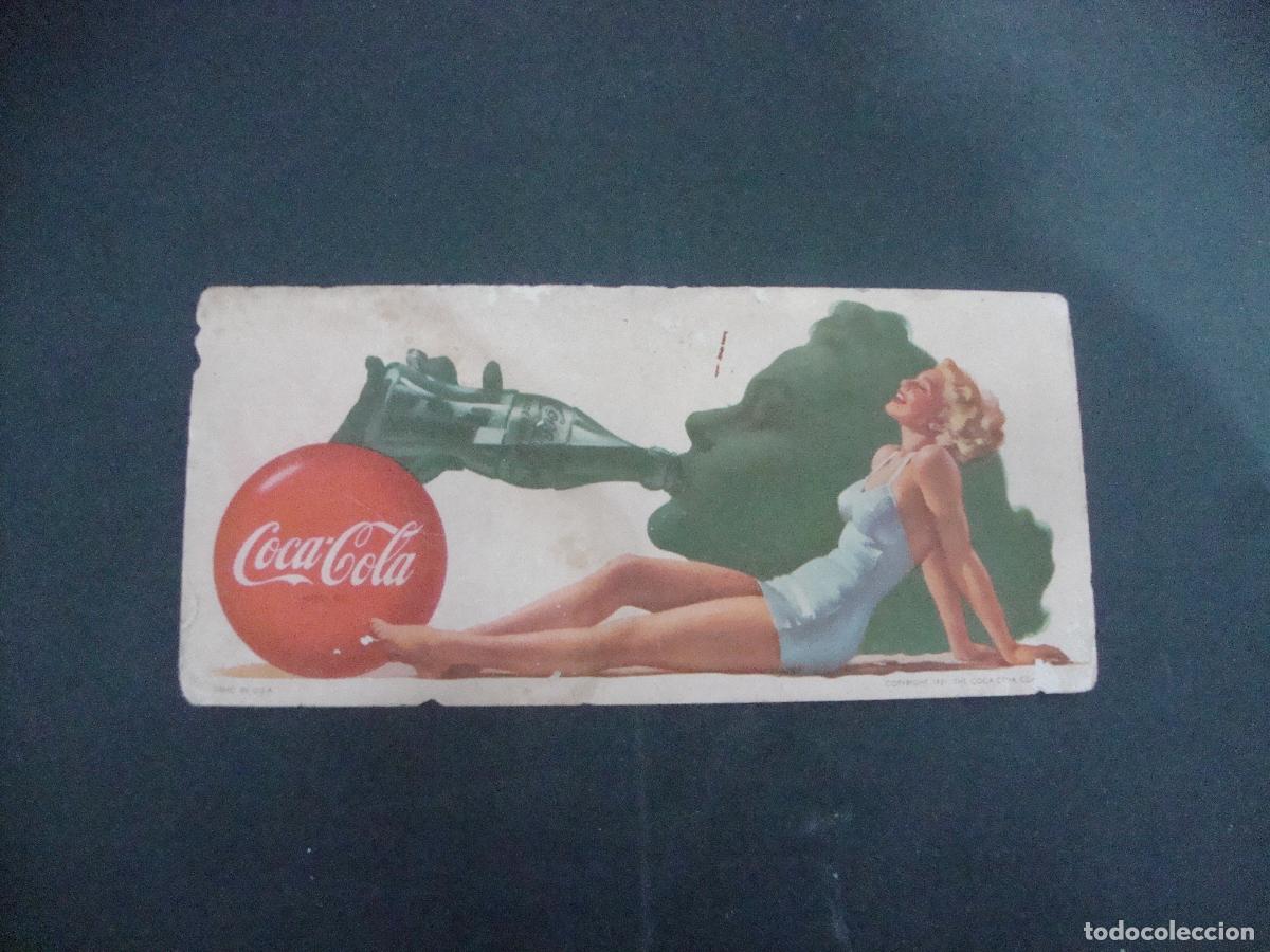 Coleccionismo papel secante: PAPEL SECANTE COCA COLA - Foto 1