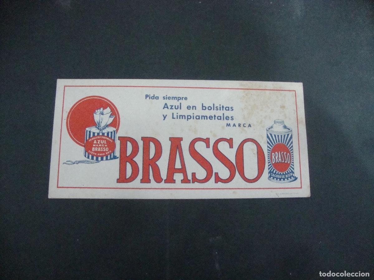 Coleccionismo papel secante: PAPEL SECANTE BRASSO
