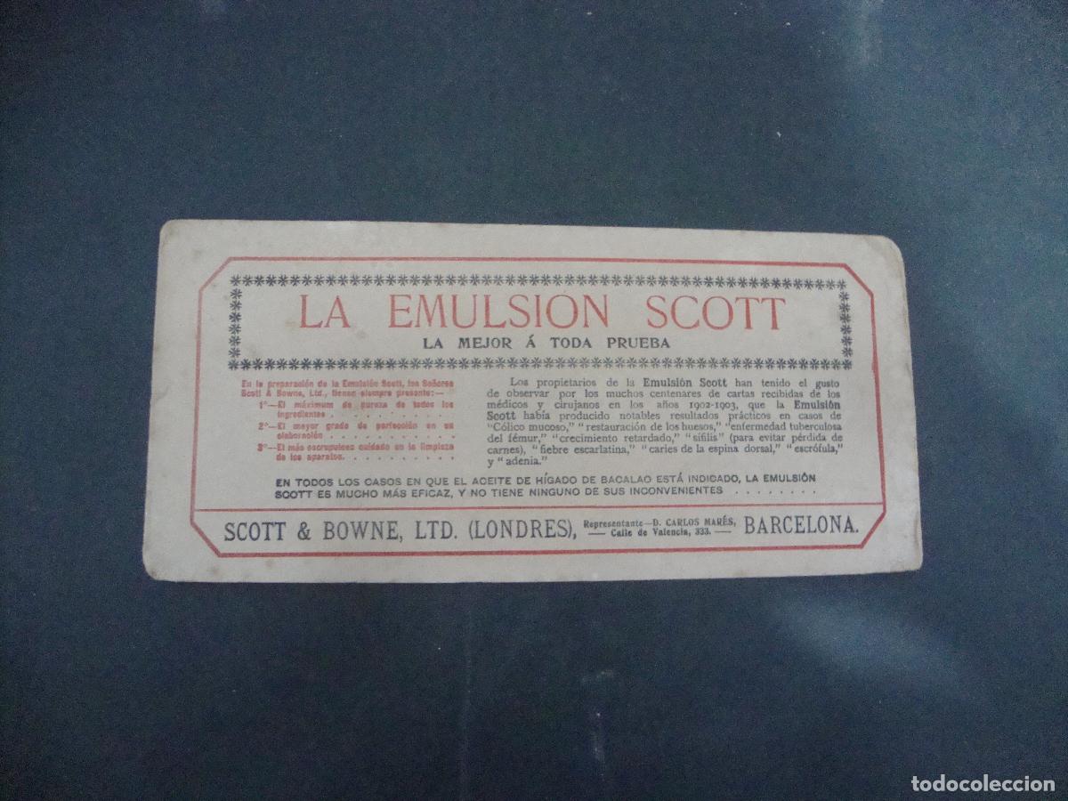 Coleccionismo papel secante: PAPEL SECANTE EMULSION DE SCOTT