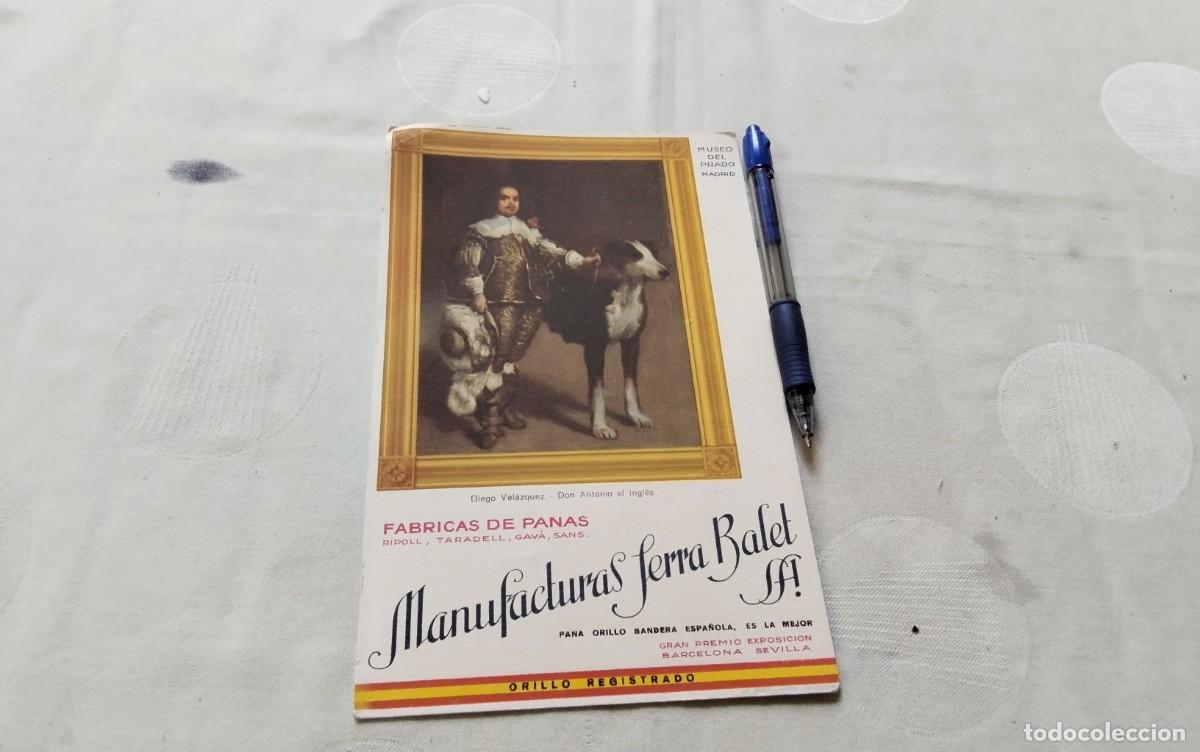 Coleccionismo papel secante: RIPOLL BARCELONA MANUFACTURAS SERRABALET , PAPEL SECANTE DE PUBLICIDAD 32 X 14 CTM