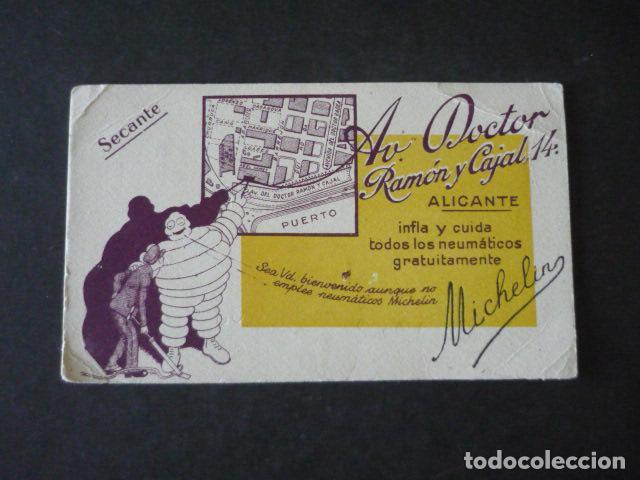 Collectable Blotting Paper: SECANTE NEUMATICOS MICHELIN ALICANTE 11 X 18 CM