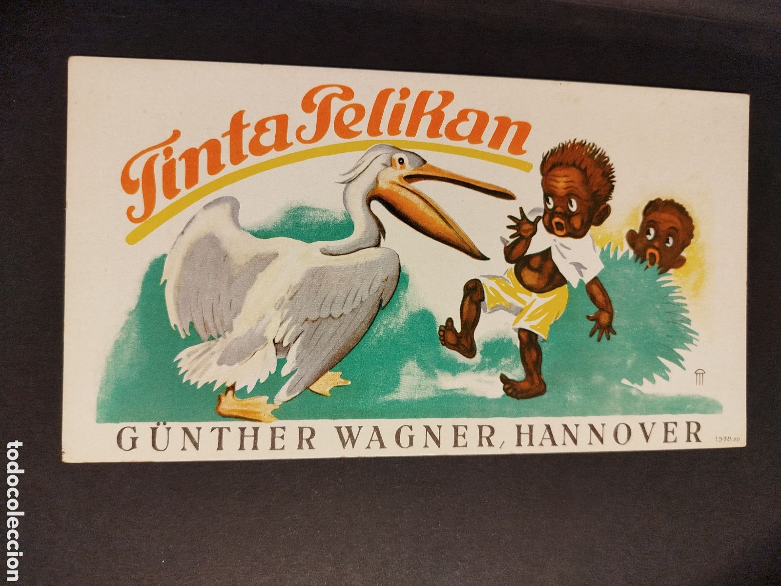 Sammeln von L&ouml;schpapier: SECANTE PELIKAN G&Uuml;NTHER WAGNER 1578 sp.