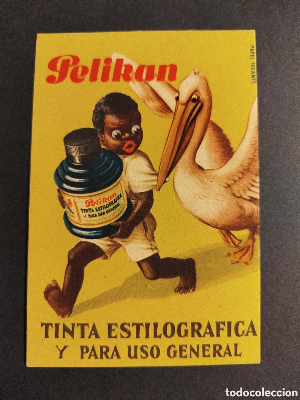 Coleccionismo papel secante: SECANTE PELIKAN TINTA ESTILOGR&Aacute;FICA