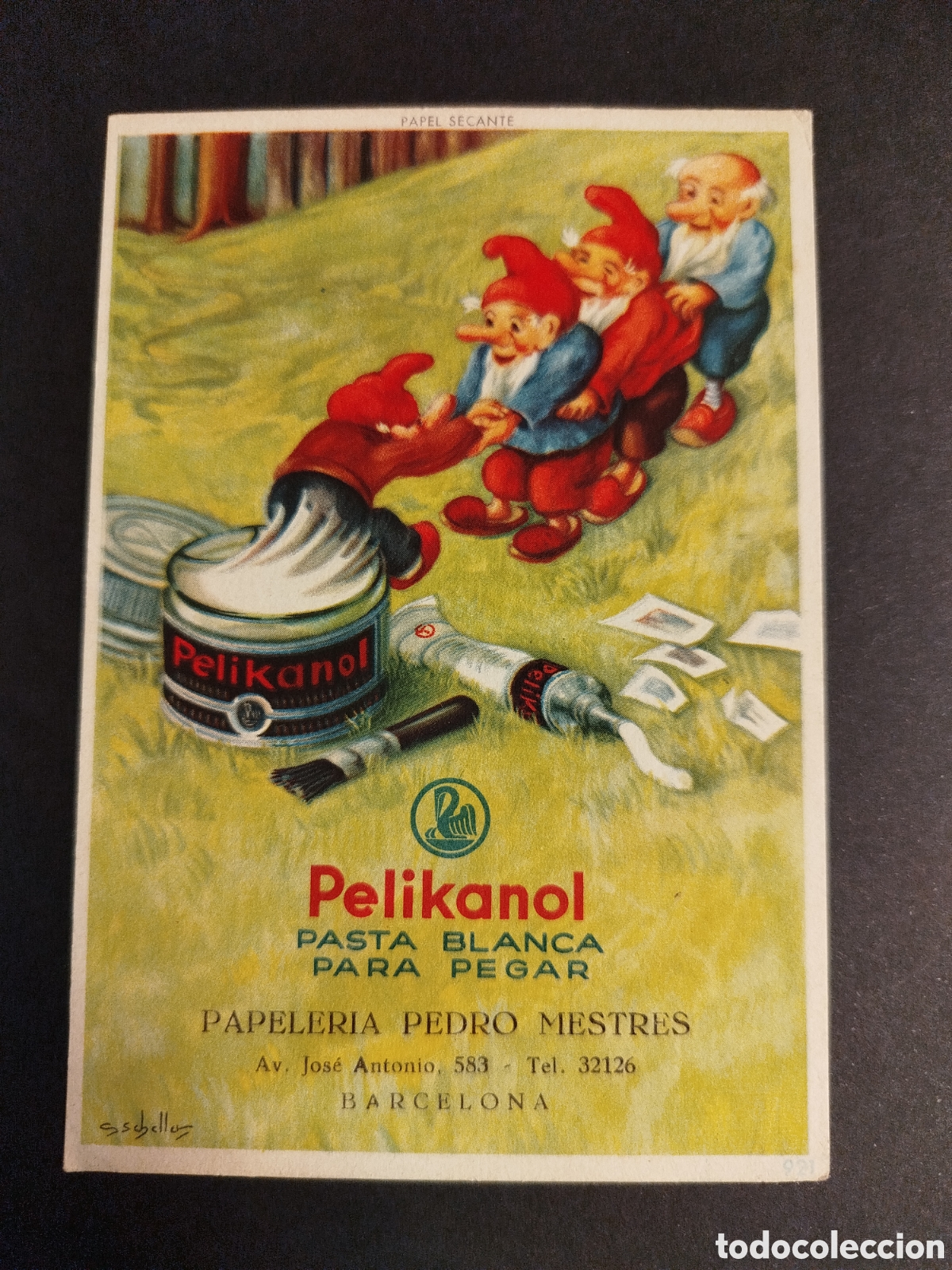 Coleccionismo papel secante: SECANTE PELIKAN PELIKANOL 921