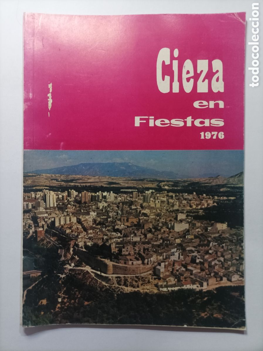 Coleccionismo papel secante: CIEZA 1974. PROGRAMA FERIA Y FIESTAS SAN BARTOLOM&Eacute;. MUY BUEN ESTADO.