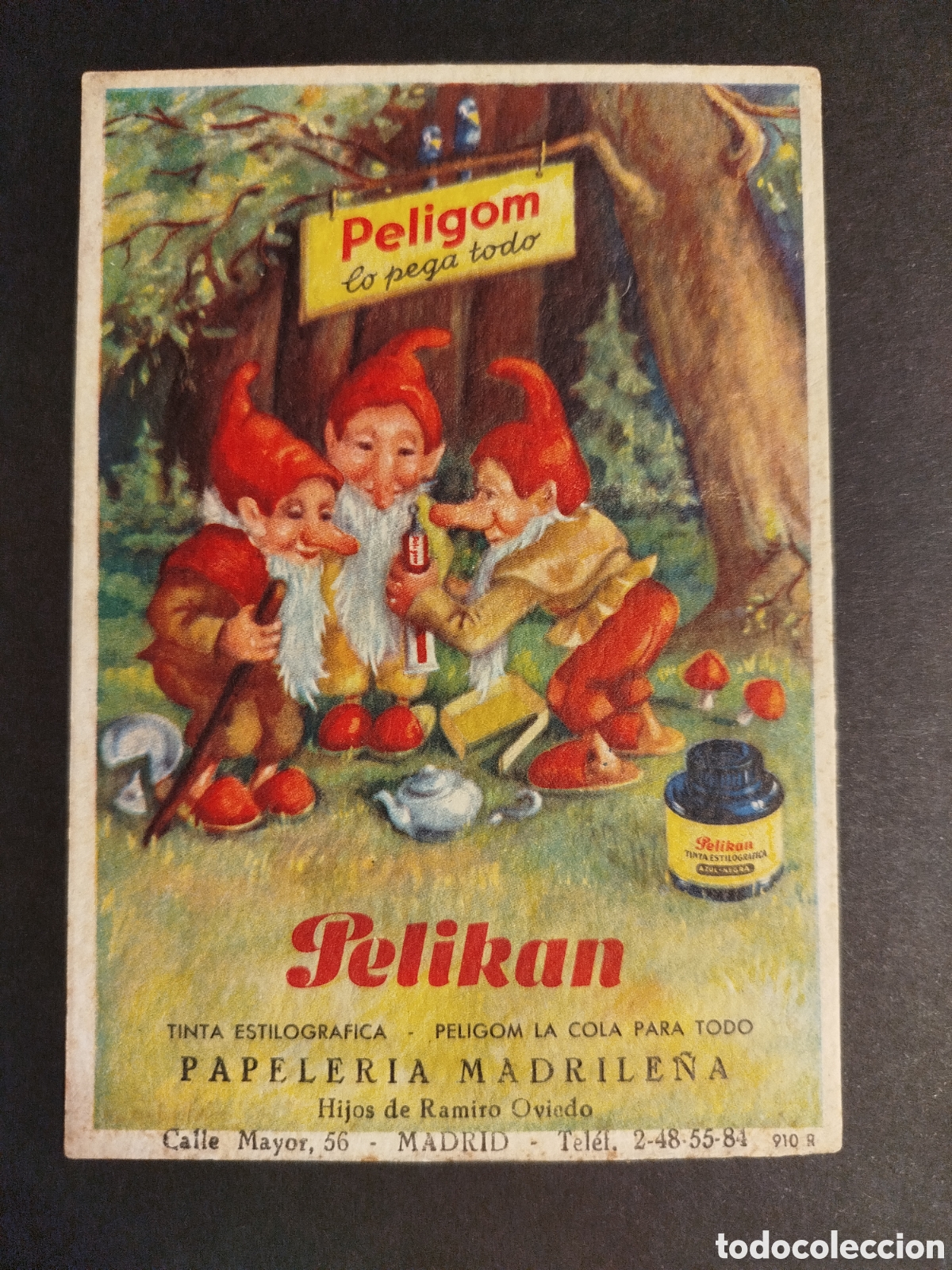 Coleccionismo papel secante: SECANTE PELIKAN 910R CON PUBLICIDAD