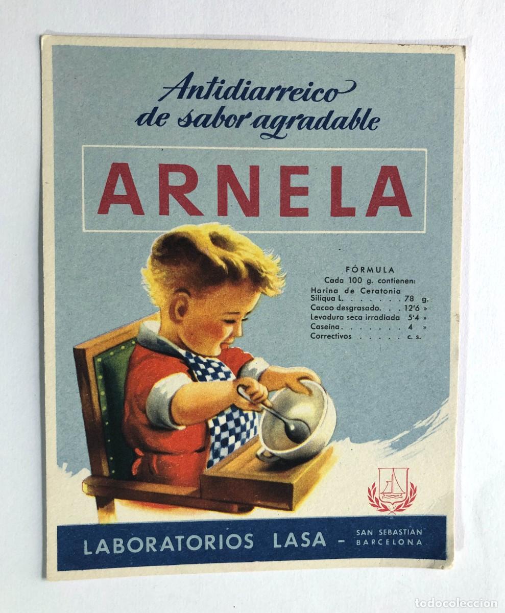 Coleccionismo papel secante: SECANTE / FARMACIA / ARNELA / LABORATORIOS LASA - SAN SEBASTIAN / BARCELONA