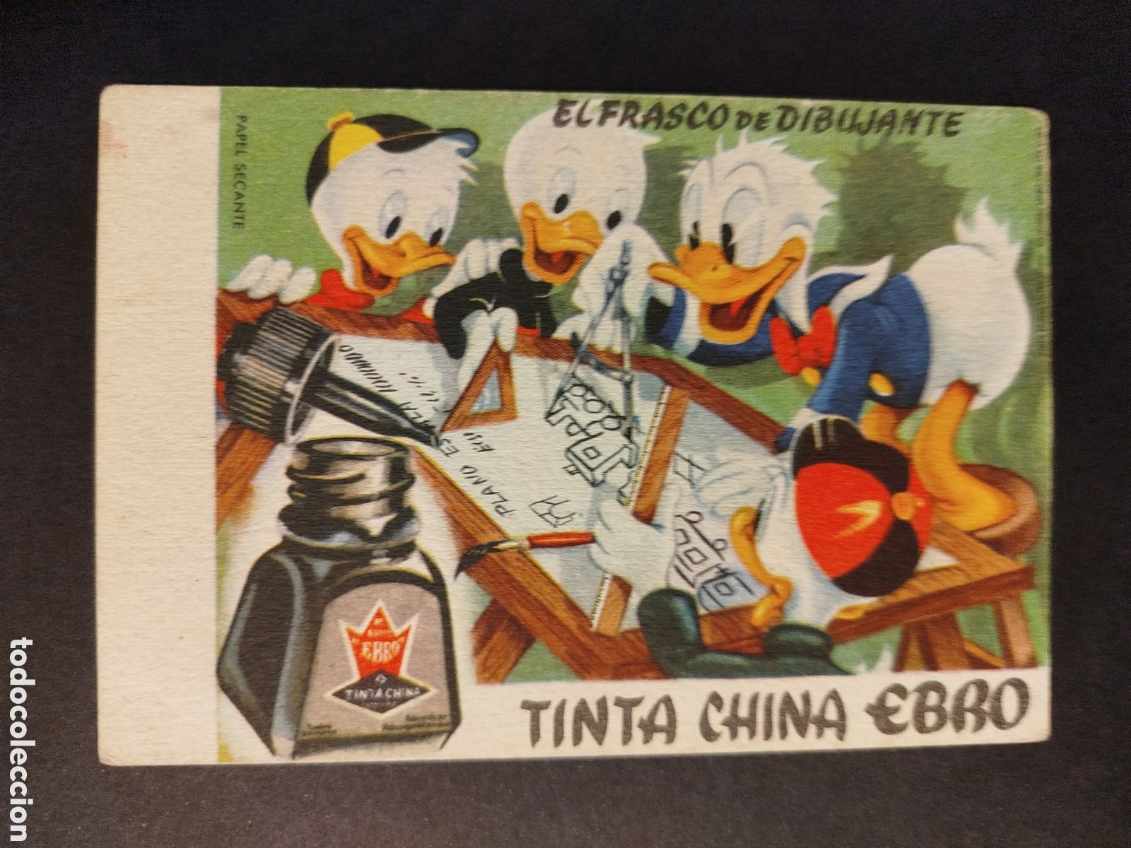 Coleccionismo papel secante: SECANTE TINTA CHINA EBRO WALT DISNEY