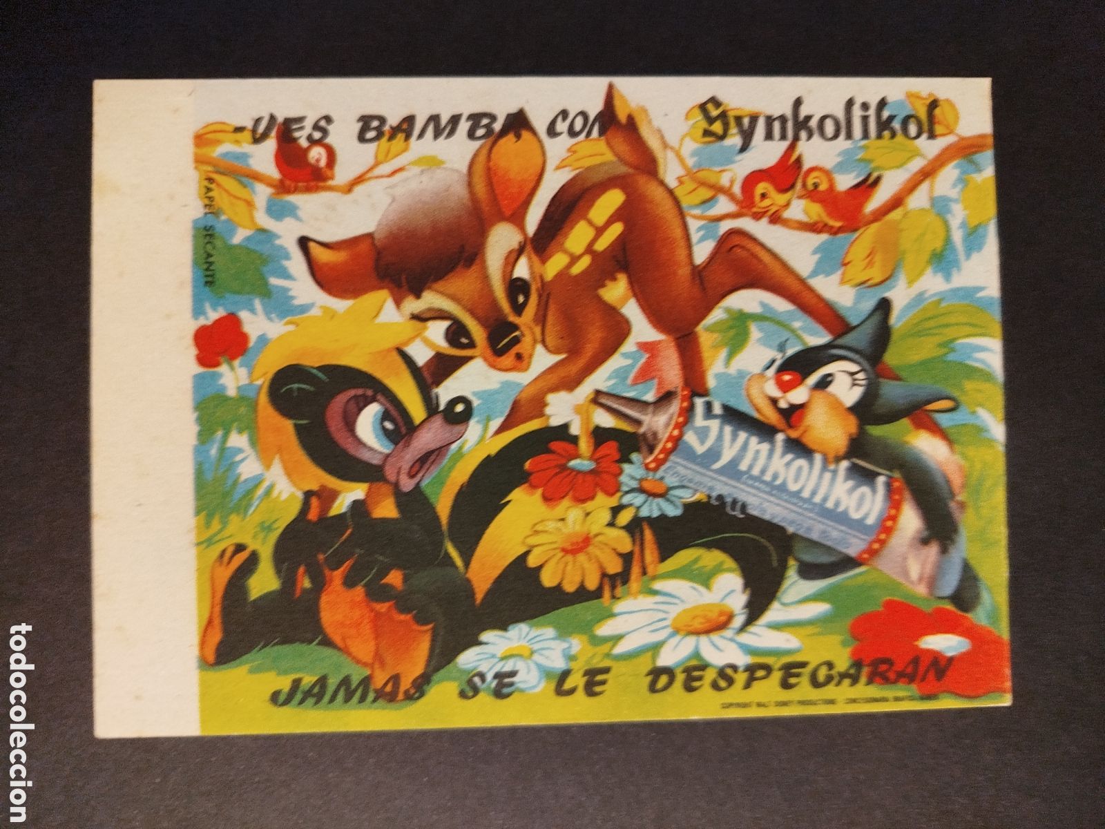 Coleccionismo papel secante: SECANTE SYNKOLIKOL WALT DISNEY