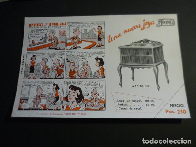 Collectable Blotting Paper: MUEBLES MOCHOLI CON TIRA COMICA DE FREUD ILUSTRADOR PAPEL SECANTE 15,5 X 24,5 CM